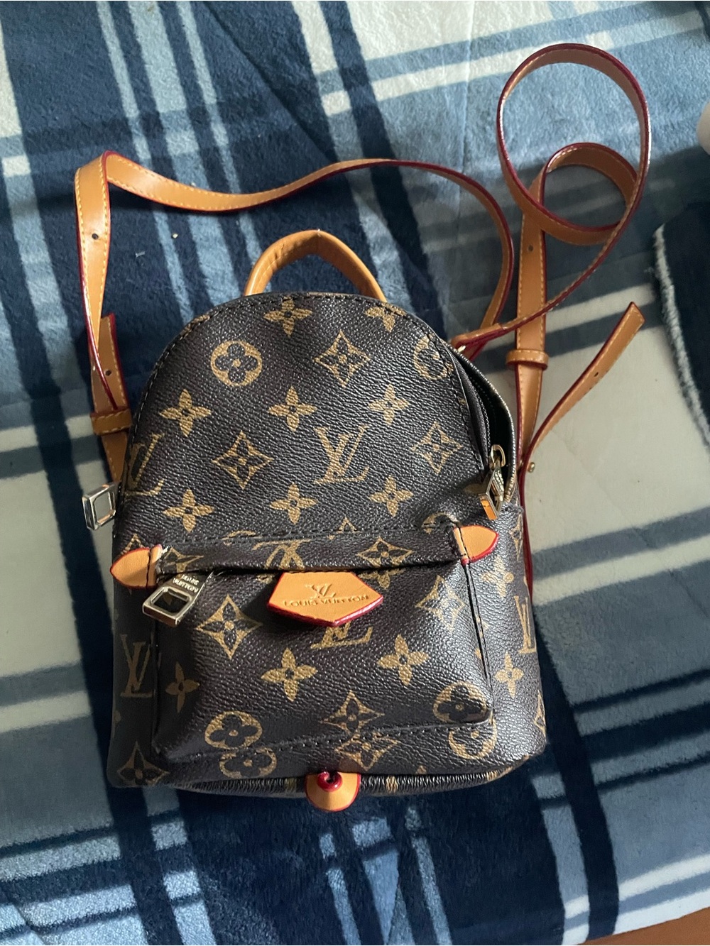 Louis Vuitton Monogram Mini Backpack in Brown and Tan
